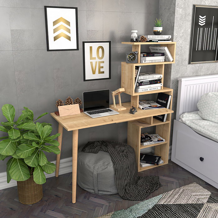 Hanah Home Vina - Oak Mesa de Estudio